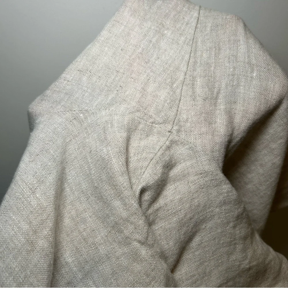 Reformation Linen Pants Oatmeal Size Small